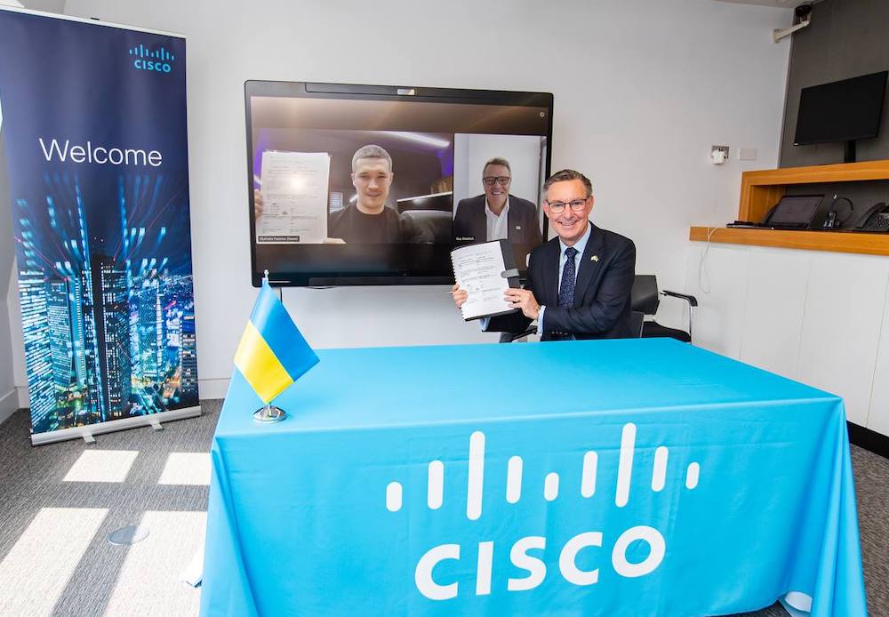 Cisco надасть Україні технологічну підтримку у сфері цифрової освіти